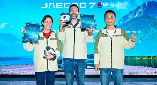 España vence a 8 países en China en el reto de eficiencia del Jaecoo 7 híbrido