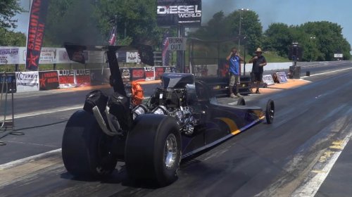 Diesel dragsters might be quicker than you realize