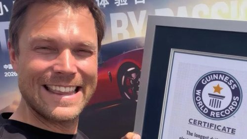 XPeng, Porsche, Xpeng le quita a Porsche un récord Guinness de coches eléctricos: un derrape de hora y media, el más largo del mundo con 73,594 km