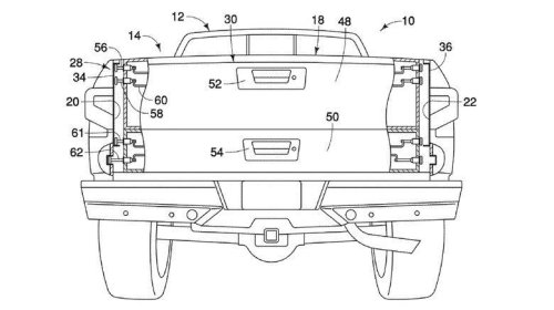Nissan, Nissan's roll-up tailgate for pickup trucks is as clever as it is confusing