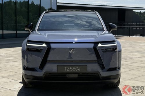 レクサス新型「TZ」世界初公開! BEV初の3列SUV、リサイクル素材採用も バッテリー2種設定 日本は26年冬発売へ