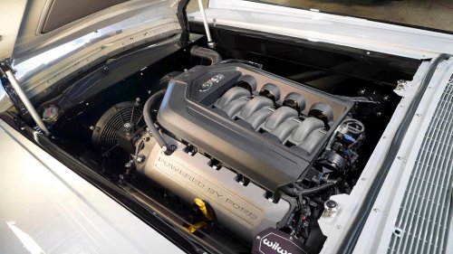 Coyote-swapped 1967 Lincoln Continental convertible is a slammed luxury cruiser