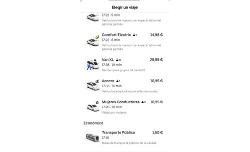 Uber introduce una novedad que va más allá del precio o la rapidez: puedes elegir esto y muy poca gente lo sabe