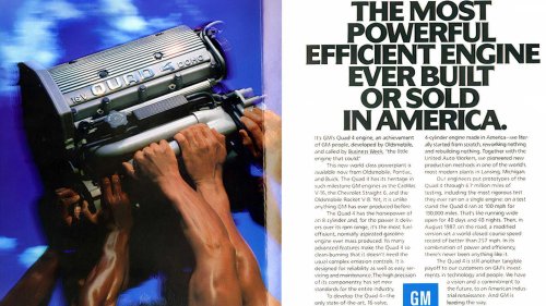 Oldsmobile, The last performance engine engineered and built by Oldsmobile: The Quad 4