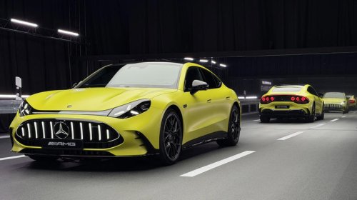 Mercedes-AMG GT, Mercedes-AMG GT 4-Door, The new Mercedes-AMG GT 4-door coupe's synthesized V8 sounds might be the best EV 'engine' noises yet