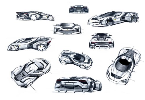 Ferrari, Ferrari F8 Spider, Ferrari HC25, una pieza única que lleva el diseño futurista al F8 Spider