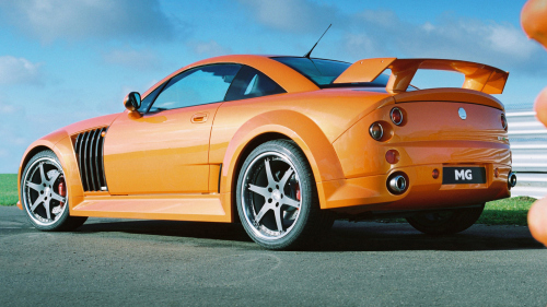 This Mustang-powered British sports car was designed for the US, but never came