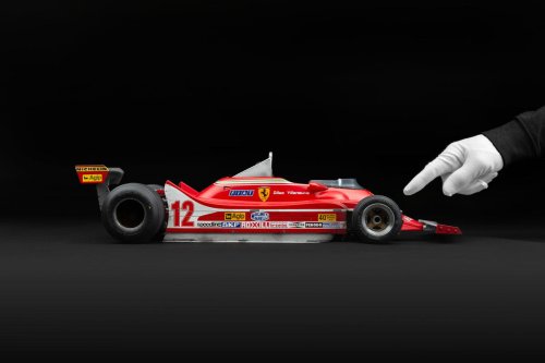 Gilles Villeneuve’s 312 celebrated in 1:8 scale Amalgam model
