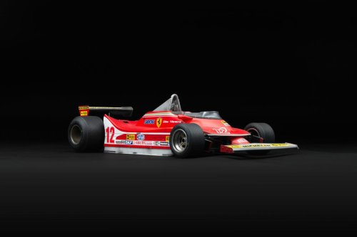 Gilles Villeneuve’s 312 celebrated in 1:8 scale Amalgam model