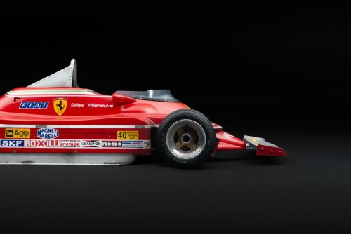 Gilles Villeneuve’s 312 celebrated in 1:8 scale Amalgam model