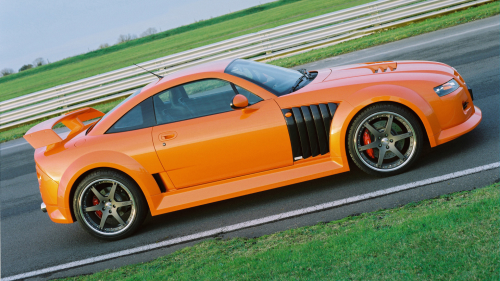 This Mustang-powered British sports car was designed for the US, but never came
