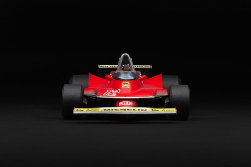 Gilles Villeneuve’s 312 celebrated in 1:8 scale Amalgam model