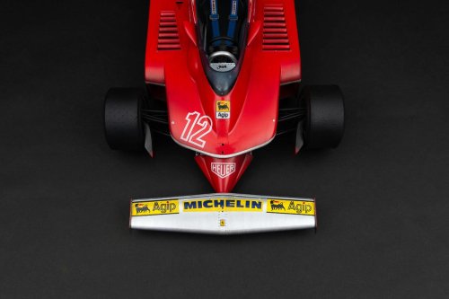 Gilles Villeneuve’s 312 celebrated in 1:8 scale Amalgam model