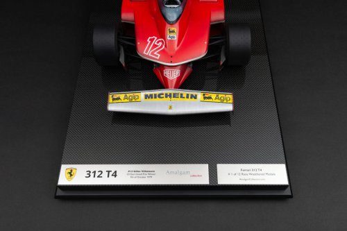 Gilles Villeneuve’s 312 celebrated in 1:8 scale Amalgam model