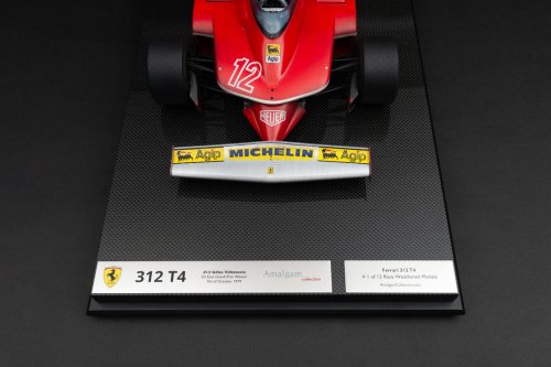 Gilles Villeneuve’s 312 celebrated in 1:8 scale Amalgam model