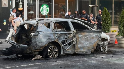 SUV Explosion Rocks Wall Street, No One Hurt Includling Stock Market