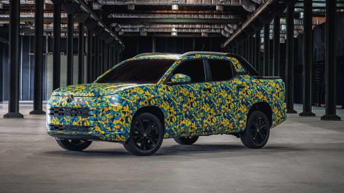 VW's new compact pickup truck combines Golf DNA with leaf spring performance