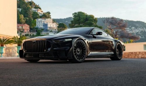 Brabus, Brabus' first standalone car is a 1,000-HP brute named Bodo that's an Aston Vanquish underneath