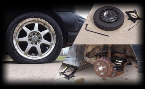 How to change a flat tire