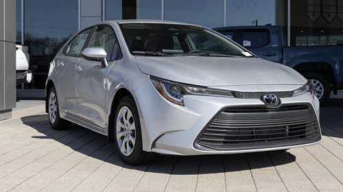 Toyota Corolla, This new manual Toyota Corolla is very cheap (but not in the US)