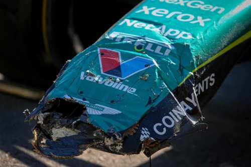 Así ha quedado el monoplaza de Alonso tras el accidente