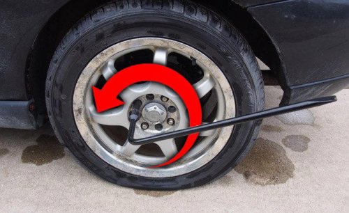 How to change a flat tire