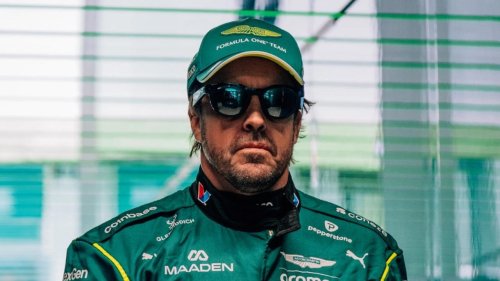 Alonso, contra el muro en la clasificación sprint: 