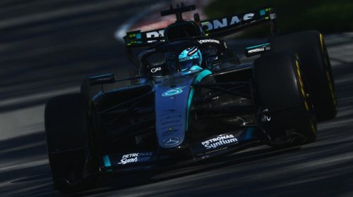 George Russell bate a Antonelli dos meses después; inoportuno accidente de Alonso