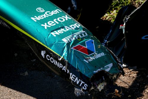 Así ha quedado el monoplaza de Alonso tras el accidente