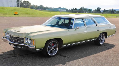 Chevy's rare muscle car had wood paneling and a third-row seat