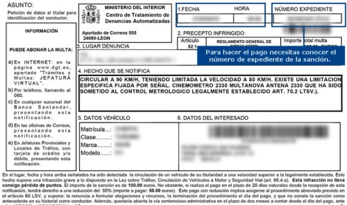 El error que muchos cometen al pagar una multa de tráfico y que puede salir muy caro