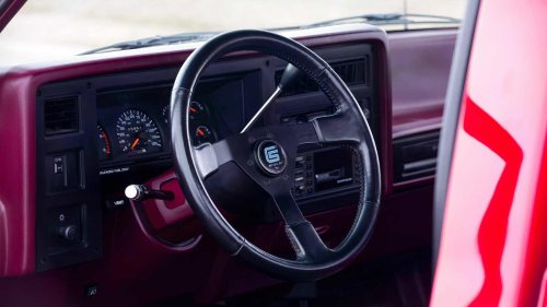 Shelby once put a massive V8 in this tiny Dodge truck