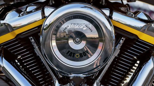 How much horsepower does the Harley-Davidson 117 engine have?
