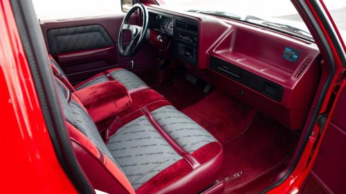 Shelby once put a massive V8 in this tiny Dodge truck