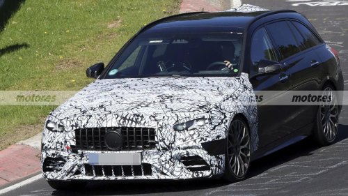Mercedes, El Mercedes-AMG C 53 Estate 2027 ya rueda en Nürburgring y deja ver su evolución más clara