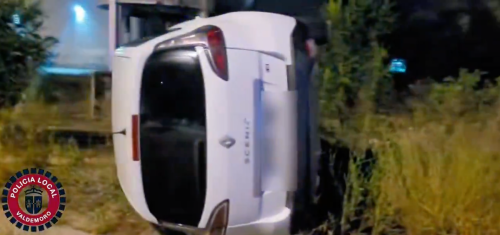 Coge el coche de su tía sin saberlo y lo vuelca: la Policía investiga a este menor en Valdemoro