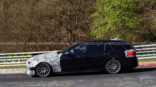 Mercedes, New Mercedes-AMG C-Class wagon spied hiding 50% more cylinders