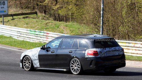 New Mercedes-AMG C-Class wagon spied hiding 50% more cylinders