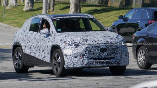 Spied: The smallest Mercedes SUV will get a very big screen