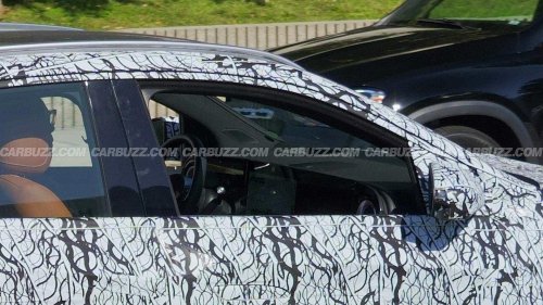 Spied: The smallest Mercedes SUV will get a very big screen