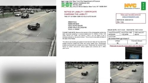 KITT gets speeding ticket in NYC while on display in Illinois museum