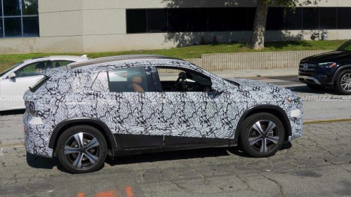 Spied: The smallest Mercedes SUV will get a very big screen