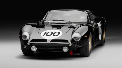 This beautiful black retro racer is a very special birthday present