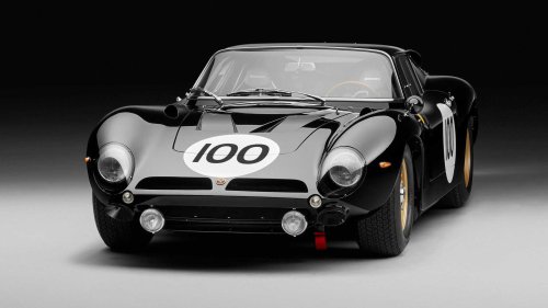 This beautiful black retro racer is a very special birthday present