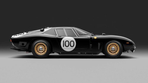 This beautiful black retro racer is a very special birthday present