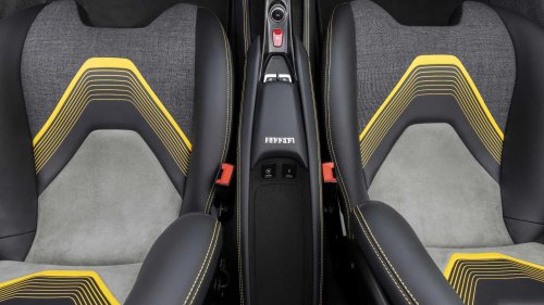 Ferrari celebrates twin-turbo V8s with a car only one person can own
