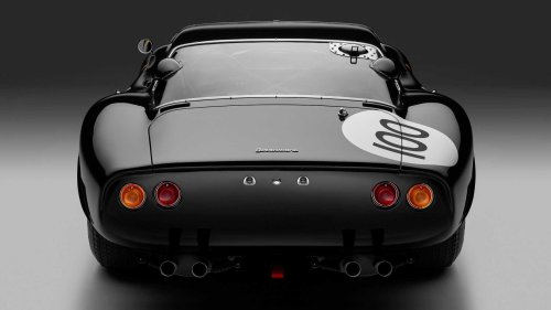 This beautiful black retro racer is a very special birthday present