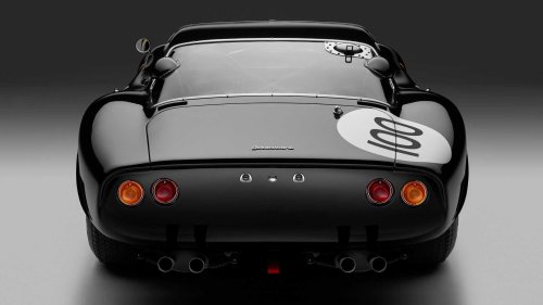 This beautiful black retro racer is a very special birthday present