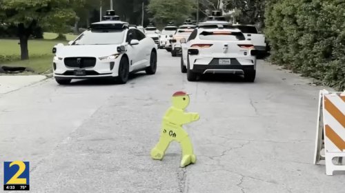 Endless stream of empty Waymos terrorizing suburban Atlanta neighborhood
