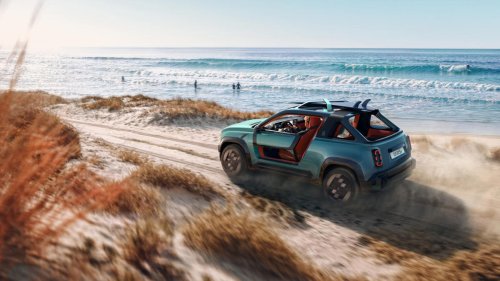 Renault, El Renault 4 eléctrico se convierte en un buggy con tracción total ideal para la playa
